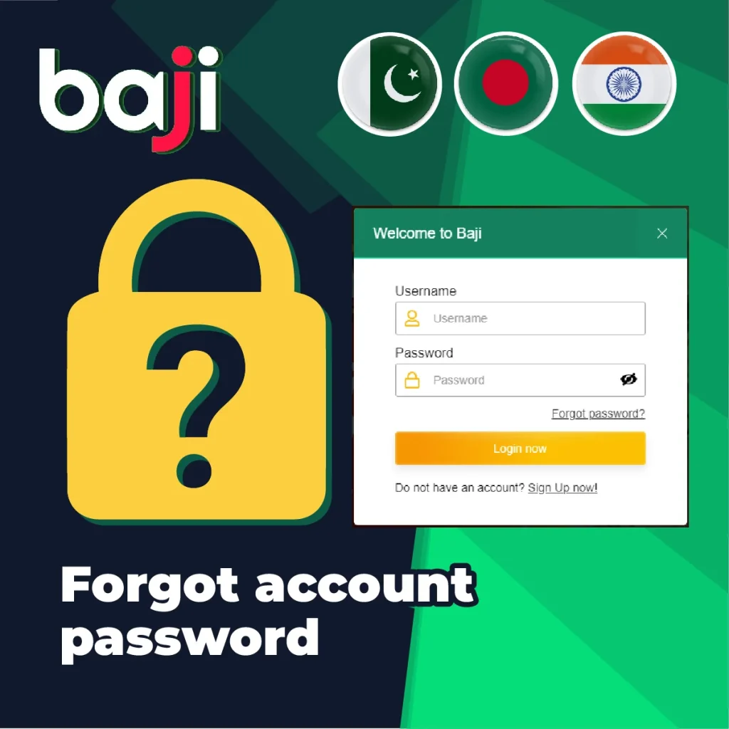 Forgot accounts' password in order to login